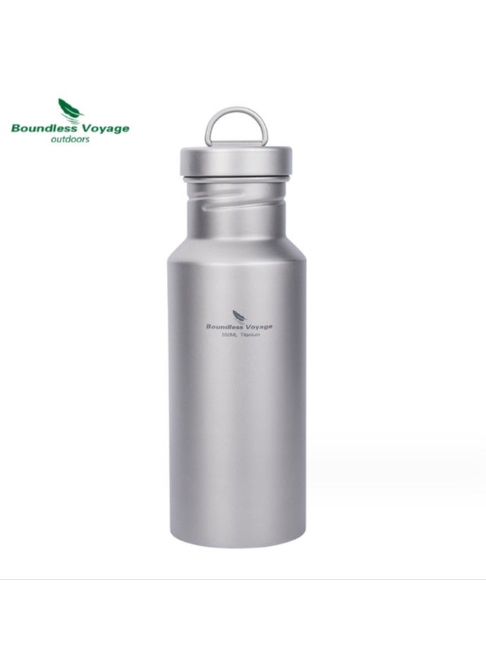 550ML Outdoor Sports Pure Titanium Water Bottle