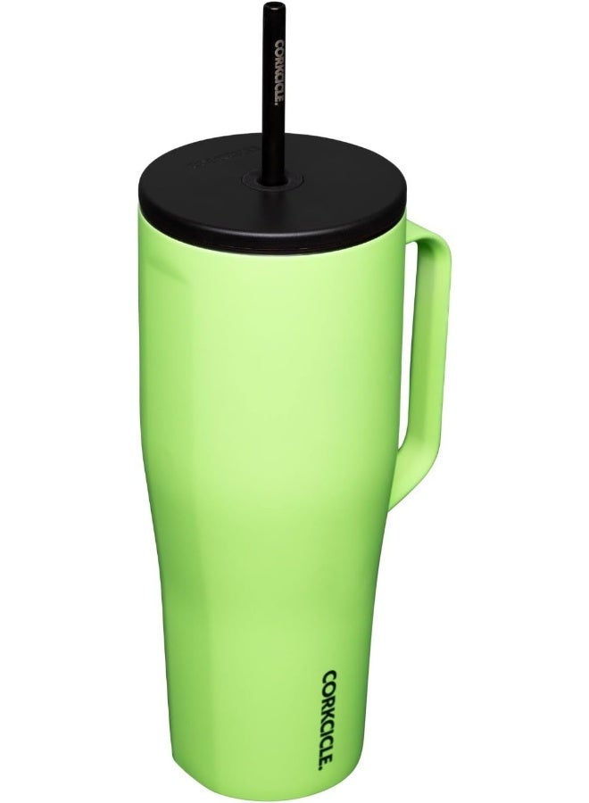 Corkcicle Cold Cup XL Margarita Insulated Tumbler with Handle & Straw, 887ml