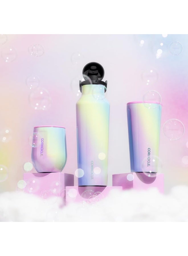 Corkcicle Stemless Wine Glass Tumbler, Triple Insulated Stainless Steel, Easy Grip, Non-slip Bottom, Keeps Beverages Chilled for 9 Hours, Oat Milk, 12 oz