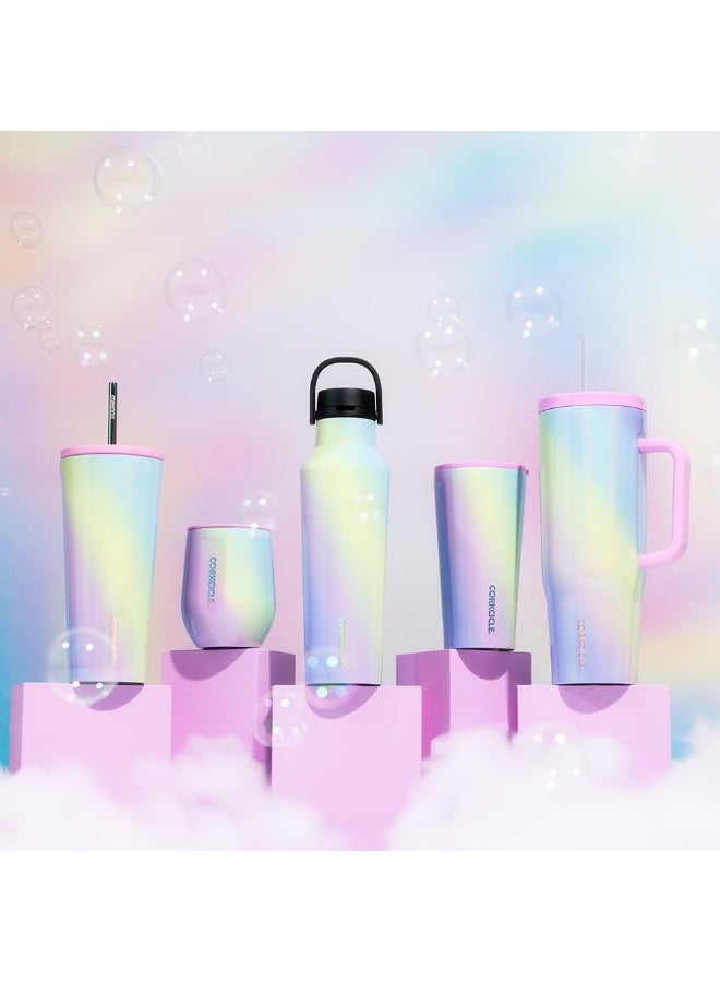 Corkcicle Stemless Wine Glass Tumbler, Triple Insulated Stainless Steel, Easy Grip, Non-slip Bottom, Keeps Beverages Chilled for 9 Hours, Oat Milk, 12 oz