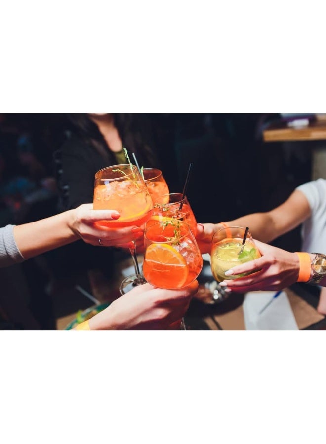 Schott Zwiesel After Work Drinks Taste Set Of 4 Cocktail Glasses 4 Glass Drinking Straws And 1 Cotton Brush