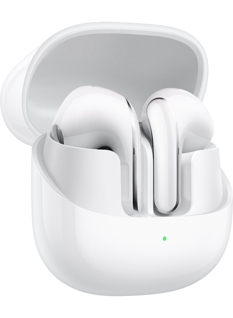 Buds 5|Up To 46Db Active Noise Reduction|12.4Mm Titanium Plated Diaphragm|Convenient Connection|Bluetooth|10H/40H Ultra Long Battery Life Ceramic White