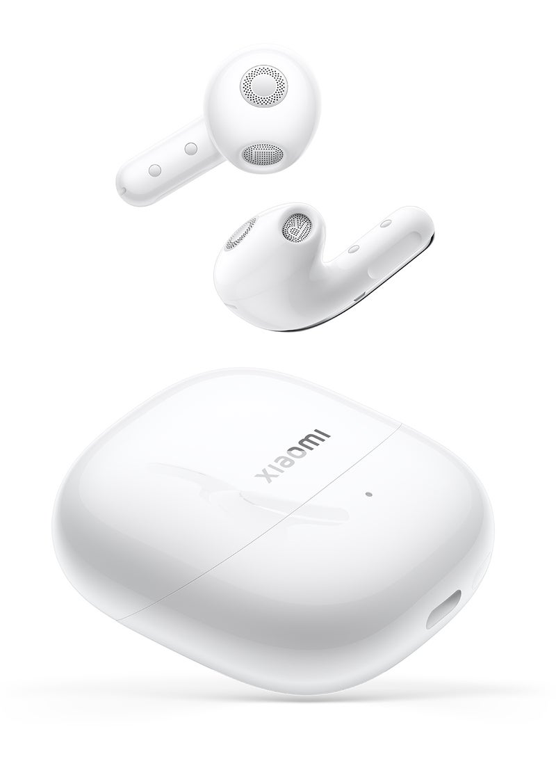 Buds 5|Up To 46Db Active Noise Reduction|12.4Mm Titanium Plated Diaphragm|Convenient Connection|Bluetooth|10H/40H Ultra Long Battery Life Ceramic White