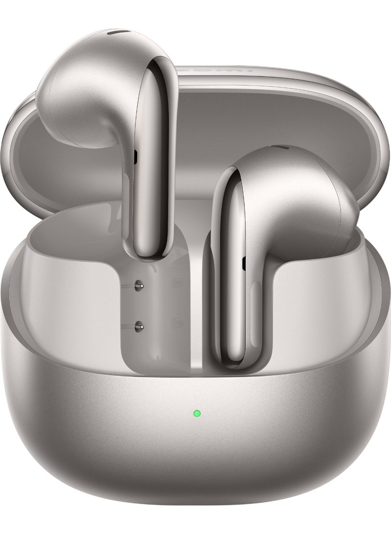 Buds 5|Up To 46Db Active Noise Reduction|12.4Mm Titanium Plated Diaphragm|Convenient Connection|Bluetooth|10H/40H Ultra Long Battery Life Titan Gray