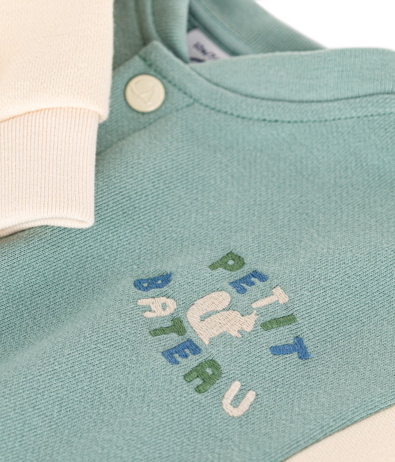 Babies' varsity-style fleece jacket