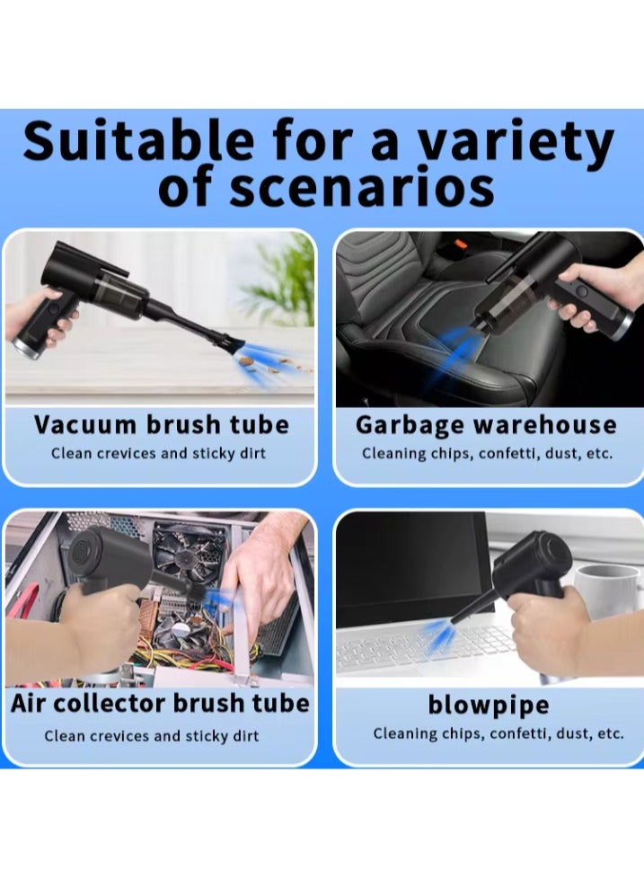 Wireless Handheld Vacuum Cleaner Home Sofa Computer Host Keyboard Car Portable Mini Blow