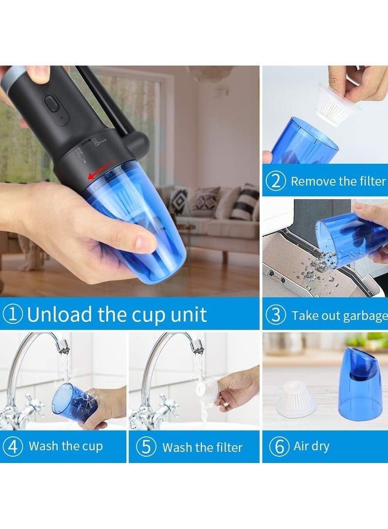 Wireless Handheld Car Vacuum Cleaner, Small and Portable for Household Use