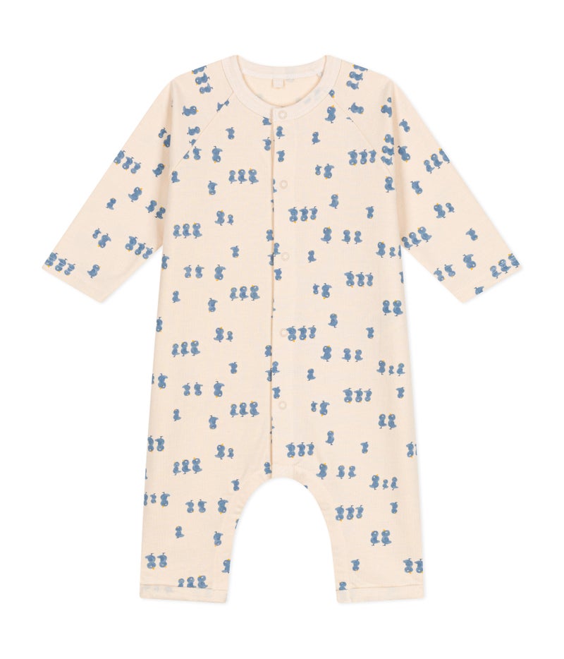 Babies' fleece jumpsuit