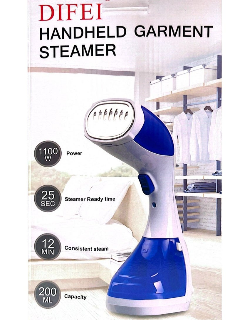 KOSTECH Portable Powerful Clothes Steamer With Temperature Control Handheld Garment Steamer Removes Wrinkles For Clothing With Fast Heat, 1100 Watt