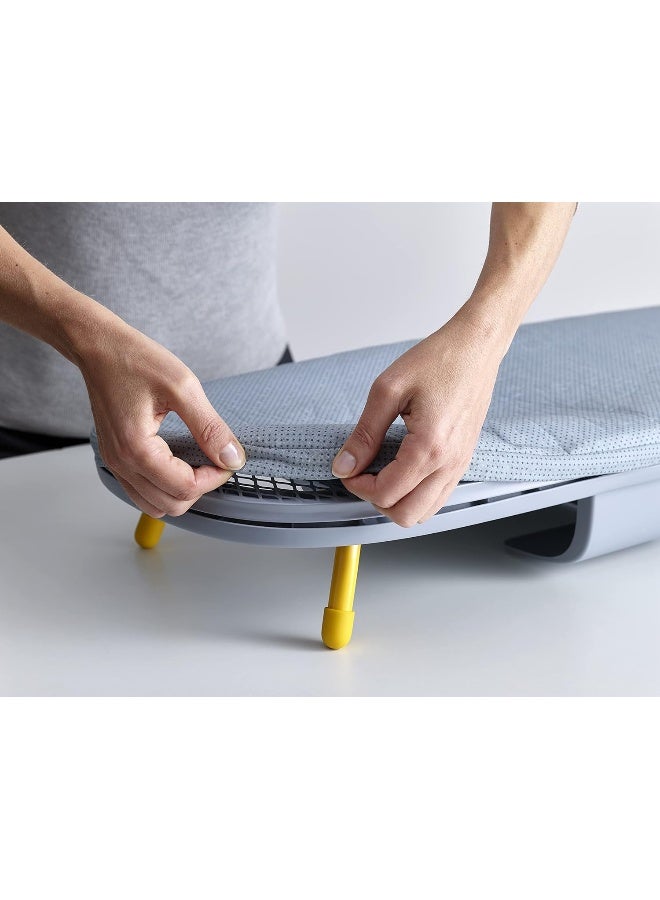 Pocket Folding SpaceSaving, Compact tabletop Ironing Board