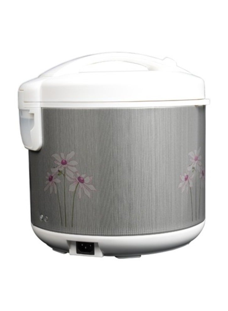 Rice cooker, 2.8L, Keep-Warm Function, 1000w, High Temperature Protection Measure Cup And Spoon Metallic