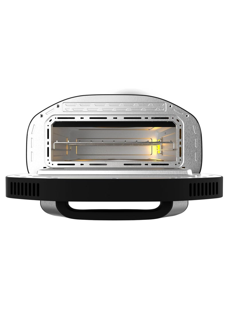 Pizza&Co Tifosi Electric Pizza Oven, 1700W, 12L Capacity, Digital Control, 8 Functions