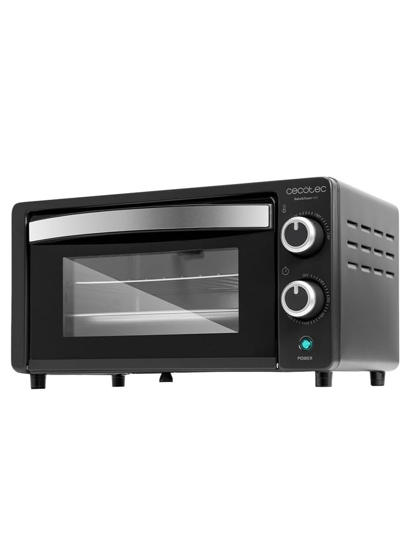 Bake&Toast 1090 Black Table Oven, 10L Capacity, 1000W Power, Adjustable Temperature