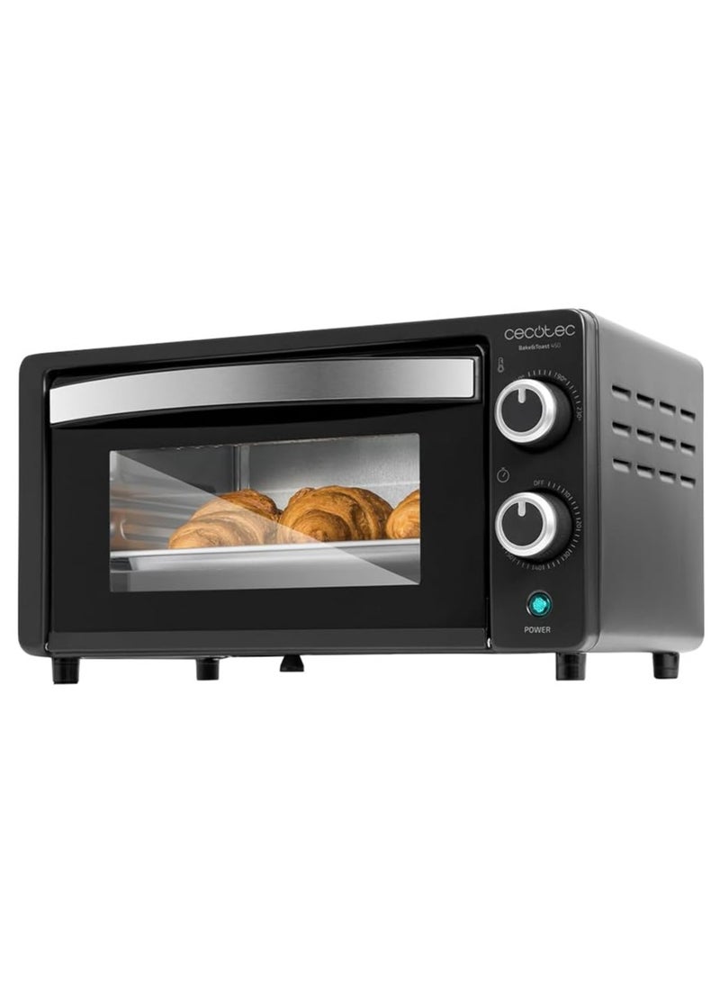 Bake&Toast 1090 Black Table Oven, 10L Capacity, 1000W Power, Adjustable Temperature