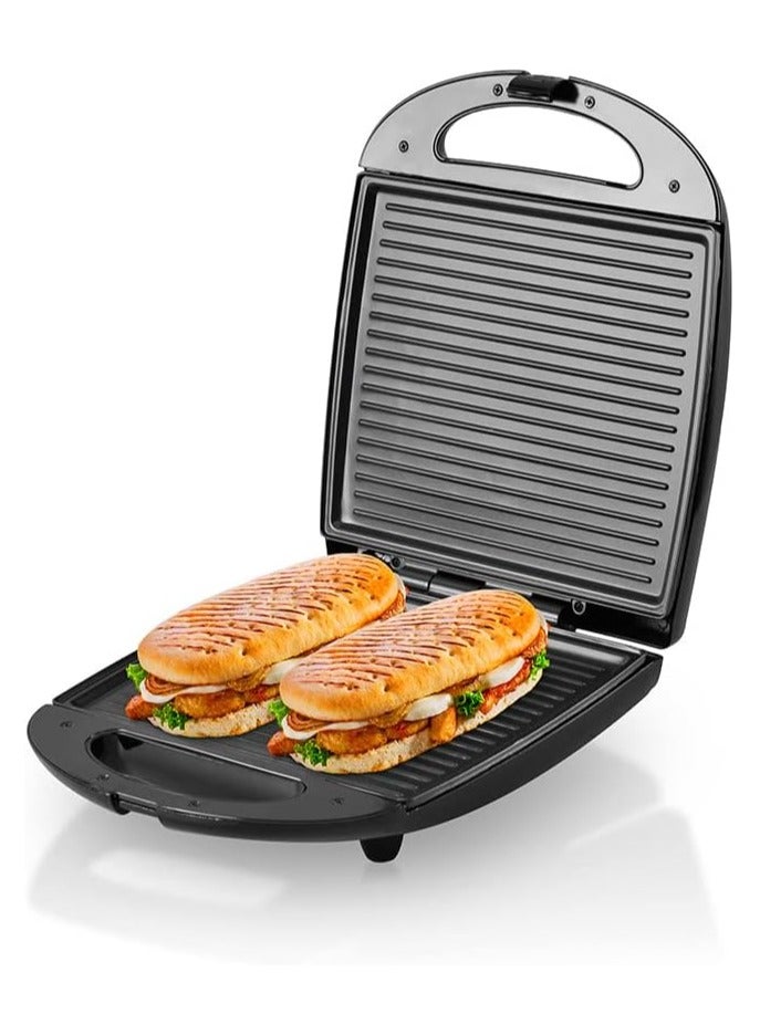 Saachi 4 Piece Sandwich Maker And Grill - Black, NL-SM-4660