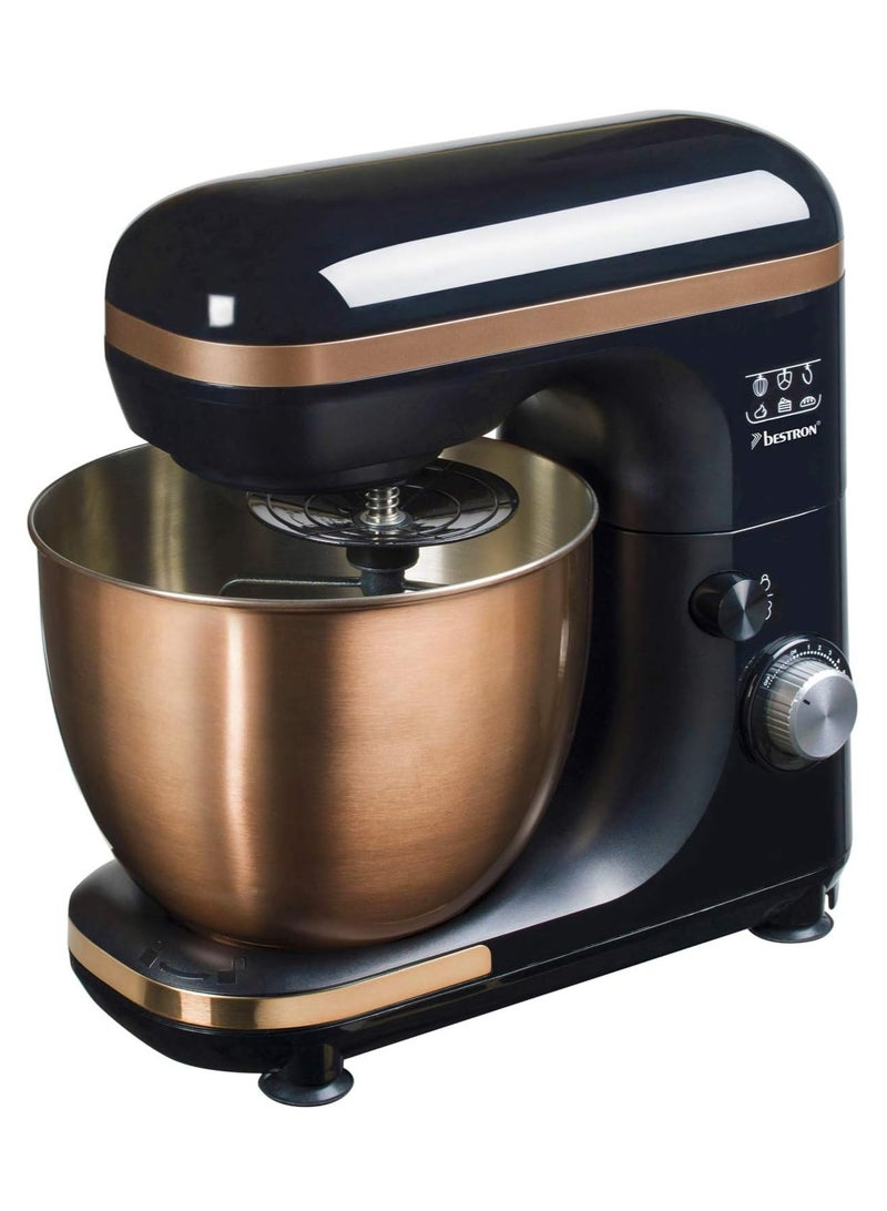 4-in-1 Food Processor, 7 Speed Levels, 2.5 Litre Mixing Bowl, 1000W - Copper