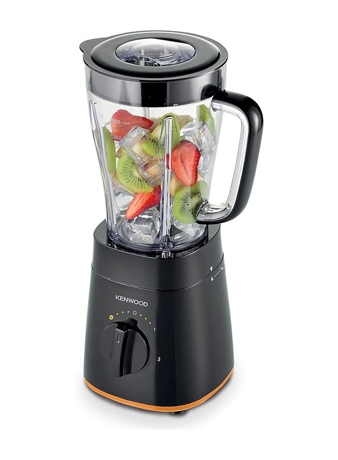 Kenwood Belnder Smoothie Maker BLP16.360 500W 1.5L Juicing Bowl 2L in General With Grinder Mill, Chopper Mill, 2 Speed + Pluse Function, Ice Crush Function, Black 2 L 500 W BLP16.360 black