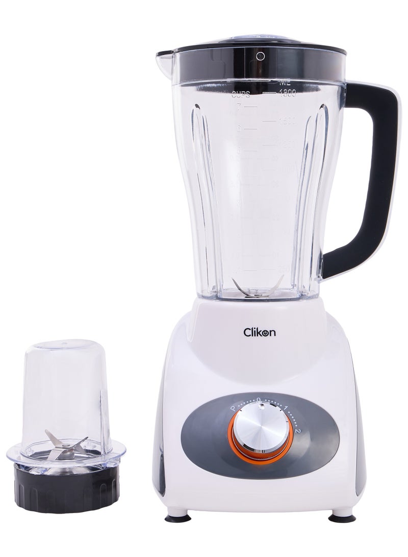 2-In-1 Juicer Blender Chopper Set With Unbreakable Jar 1.5 L 500 W CK2682 White