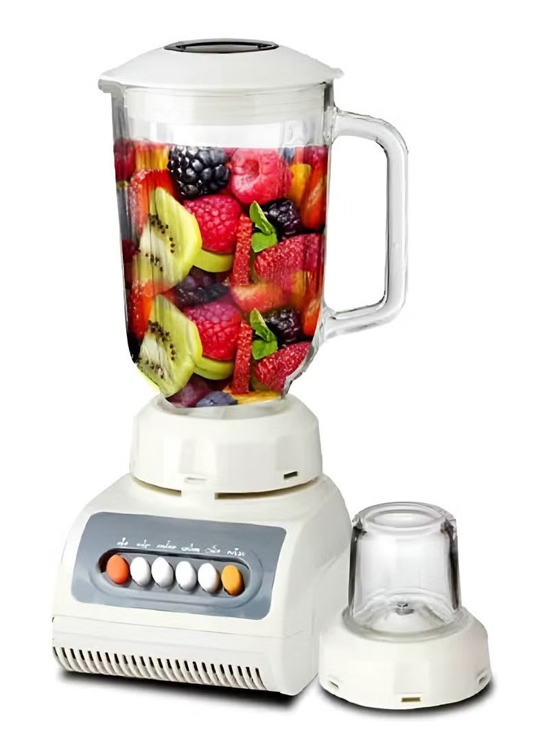 2 In 1 Mixer Blender Juicer Smoothie Maker Ice Crush Grinder 1500 ML,400W High Efficient Motor With Safety Features