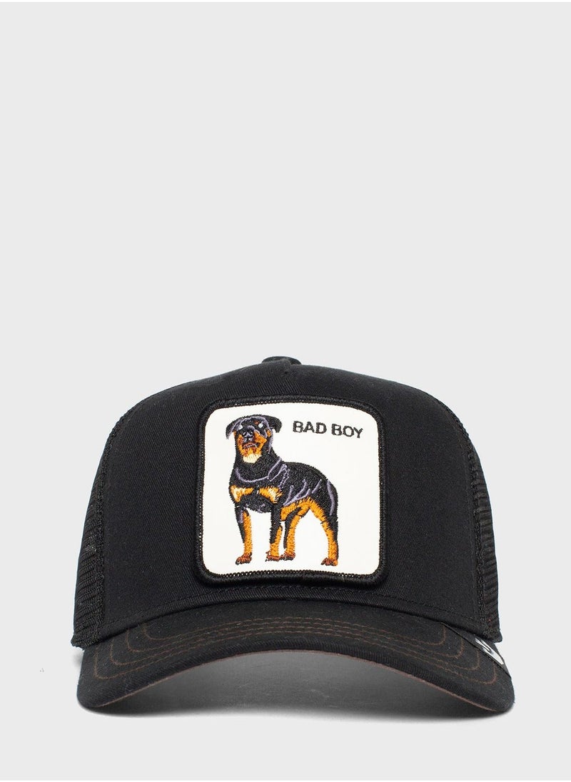 Naughty Pup Curved Peak Cap