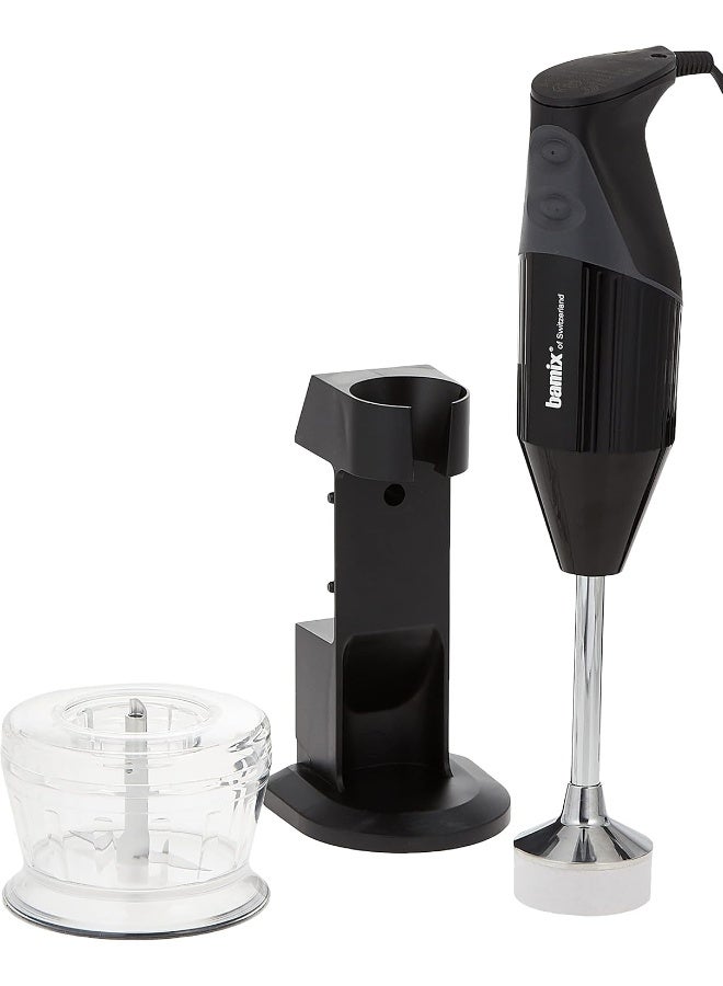 Bamix Swiss Made M180 Blender Deluxe, Black, Bx-101-286
