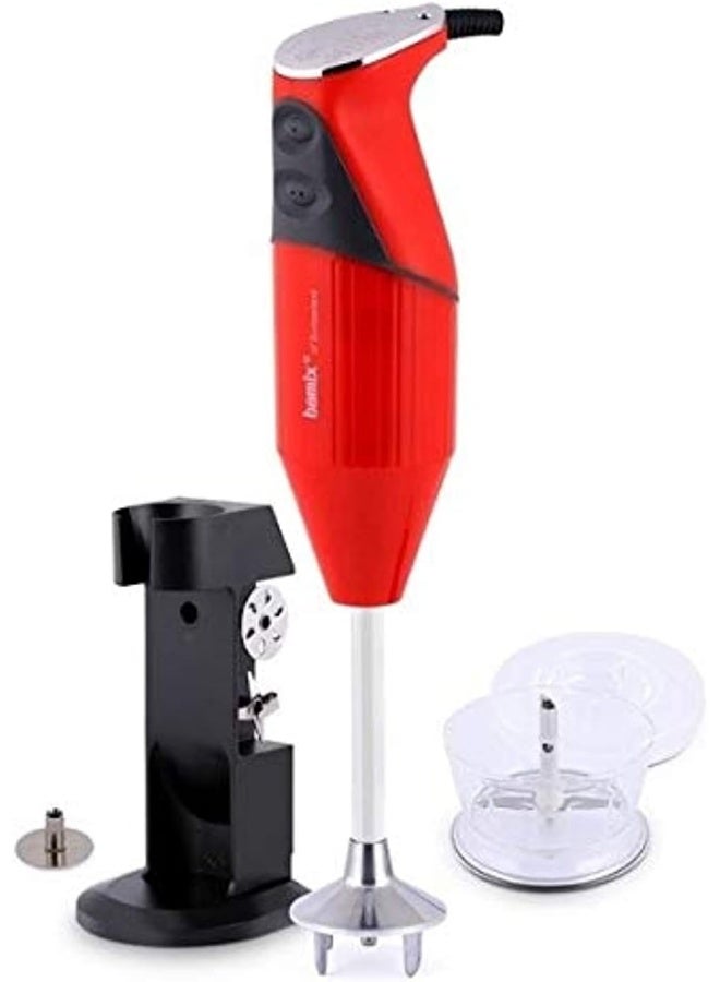 Bamix Swiss Made M180 Deluxe Hand Blender, Red, BX-101-285