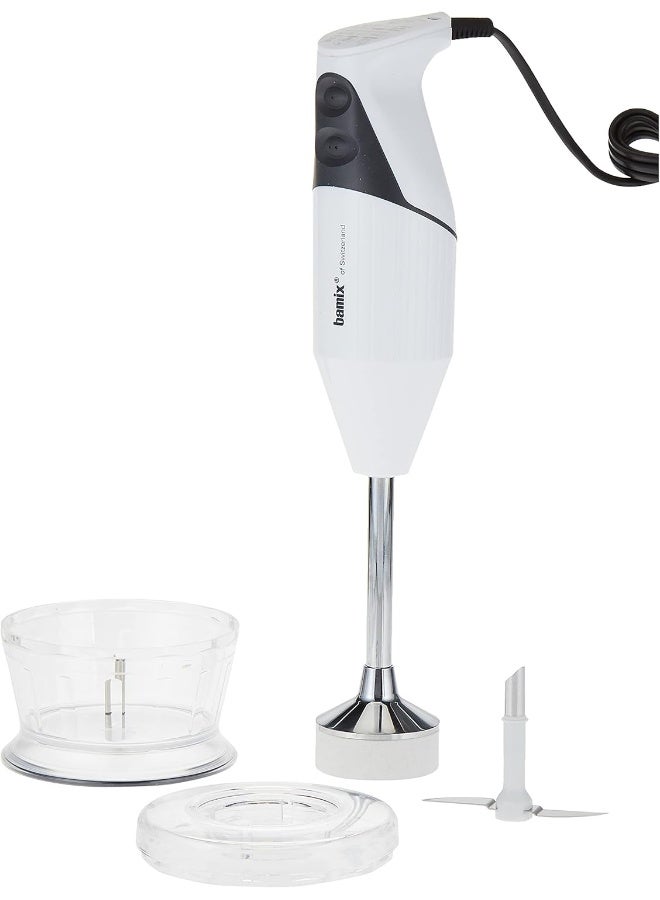 Bamix Swiss Made M180 Deluxe Hand Blender, White, 50 Hz, Bx-101-284