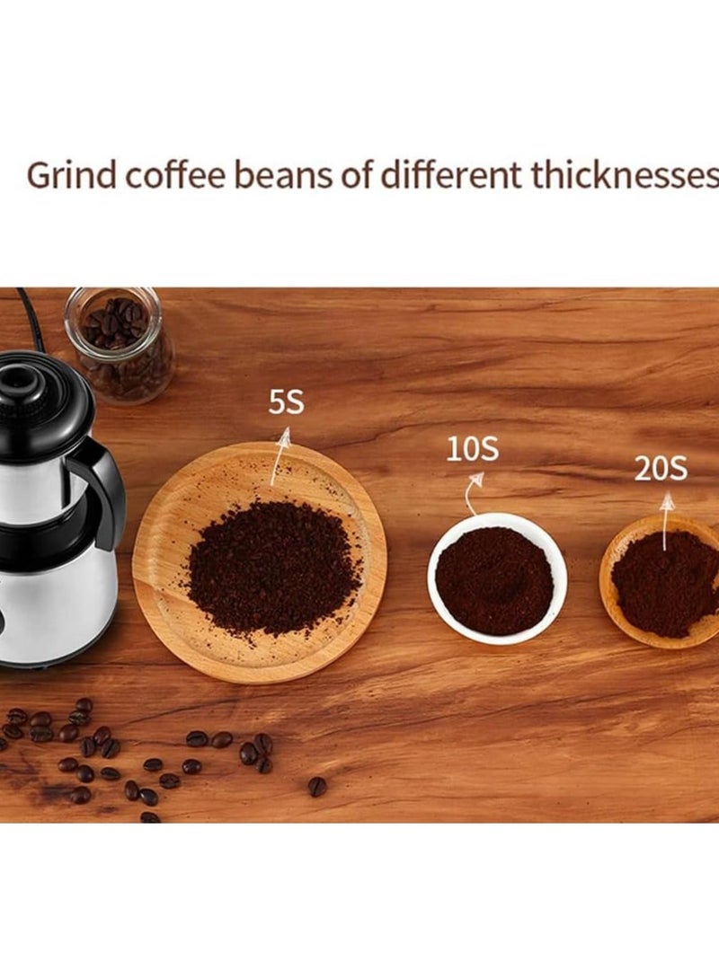 Efficient Grinding Blender for Spices & Coffee – 2-Gear Speed Mixer with Stainless Steel Blade