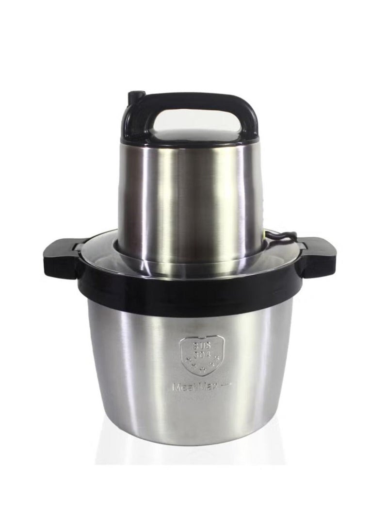 Stainless Steel Electric Chopper, Large Capacity Meat Spice Grinder