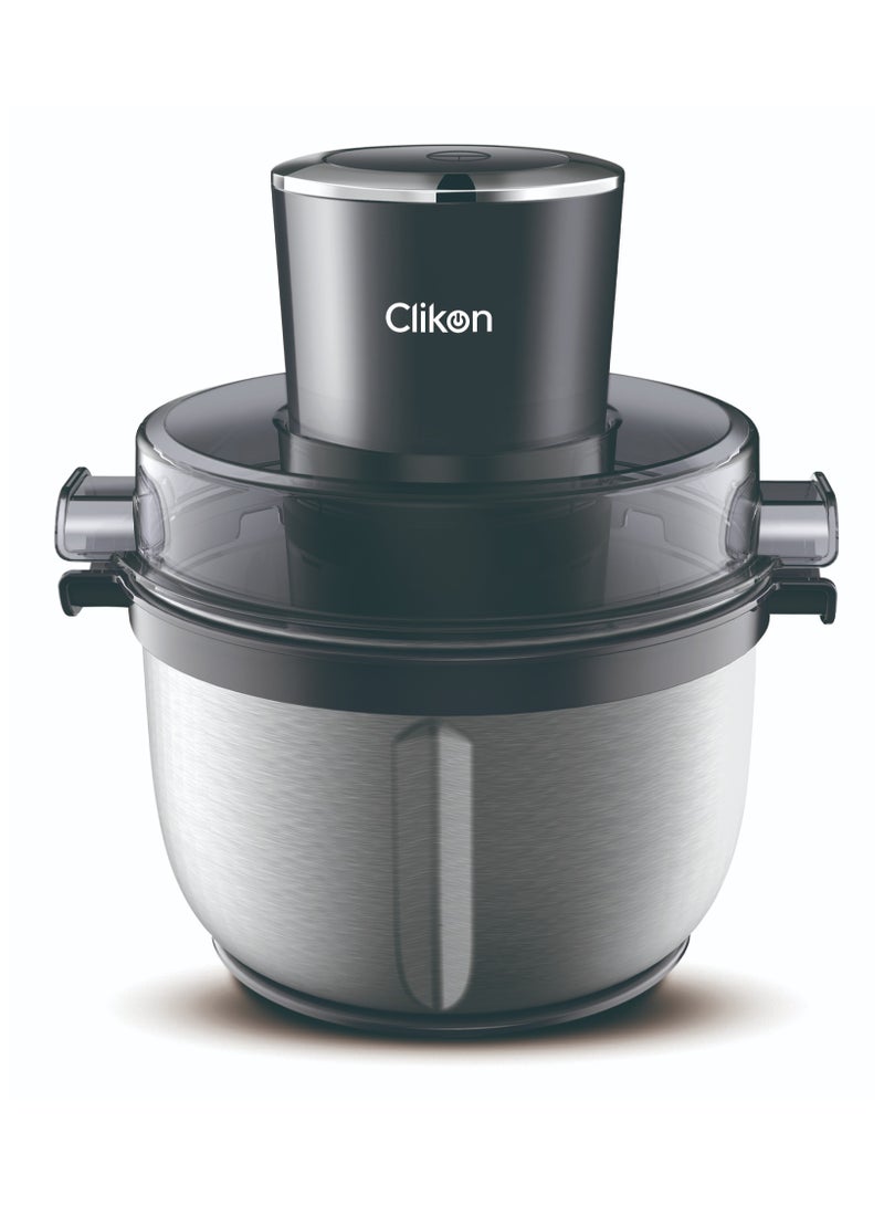 2 Speed Multi Chopper Food Processor With 2L Jar Capacity, Stainless Steel Blades | Perfect For Blending & Chopping Fruits, Vegetables & More 2 L 350 W CK2669 Silver/Black