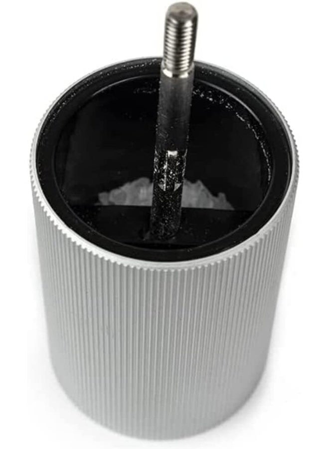 Peugeot Line Salt Mill 12cm Natural. Wood & Aluminum Body. Mechanism with . Made in France.