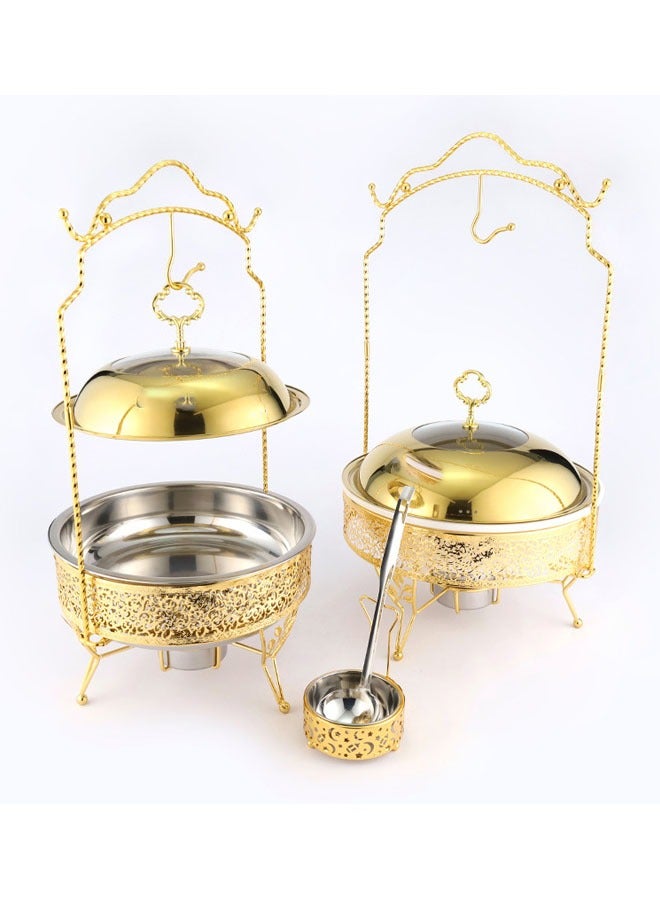 Stainless Steel Buffet Chafing Dish Food Warmer and Heater 6.0L