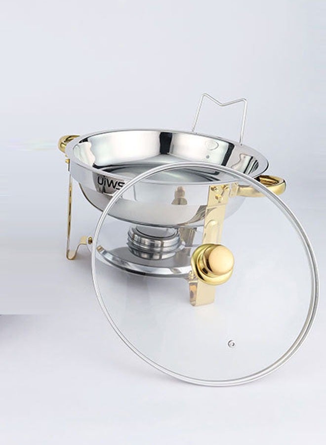 Stainless Steel Buffet Chafing Dish Food Warmer and Heater 4.5 L