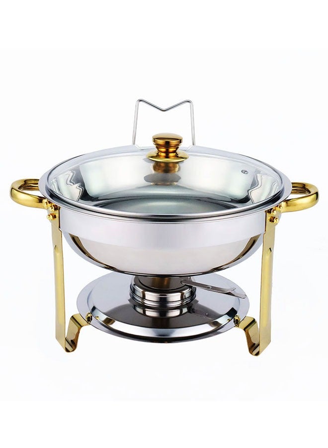 Stainless Steel Buffet Chafing Dish Food Warmer and Heater 4.5 L