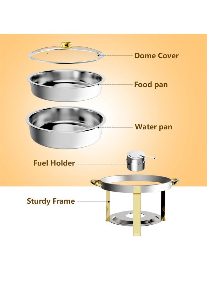 Stainless Steel Buffet Chafing Dish Food Warmer and Heater 4.5 L
