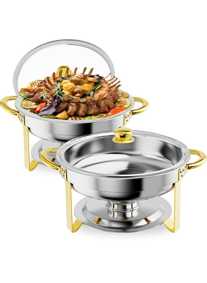 Stainless Steel Buffet Chafing Dish Food Warmer and Heater 4.5 L