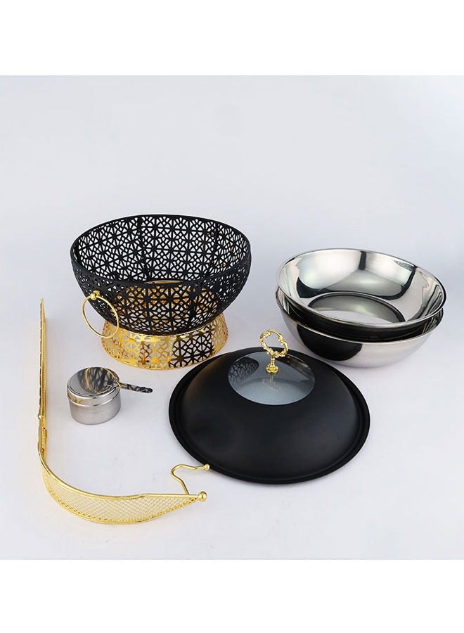 Stainless Steel Buffet Chafing Dish Food Warmer and Heater 8.0L Black colour