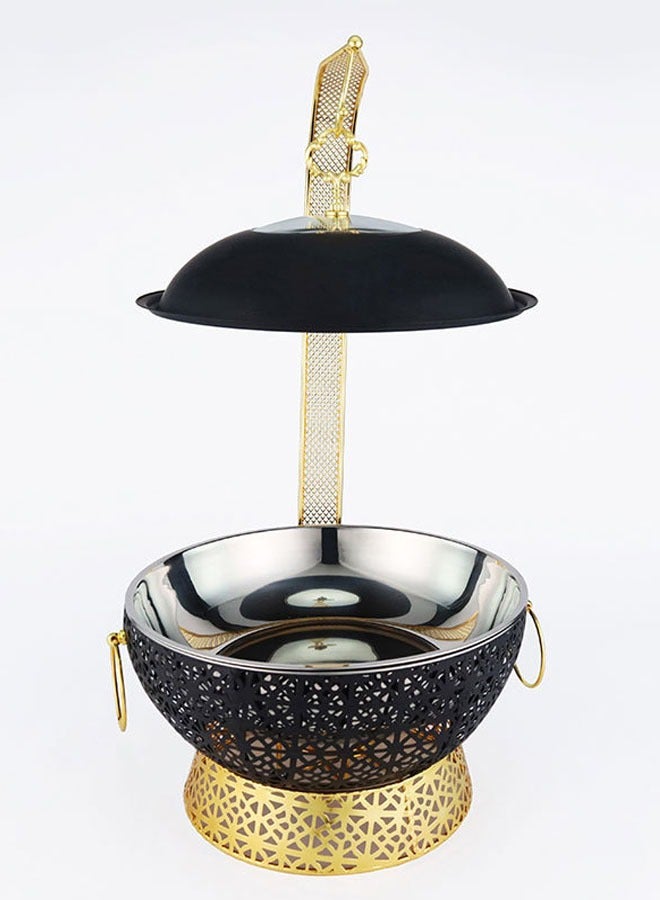 Stainless Steel Buffet Chafing Dish Food Warmer and Heater 8.0L Black colour