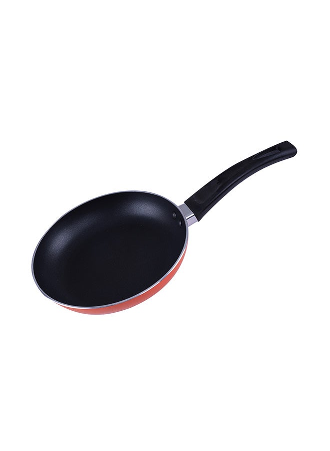 2-Piece Non-Stick Fry Pan Set With Slotted Turner Red/Black 18, 24cm