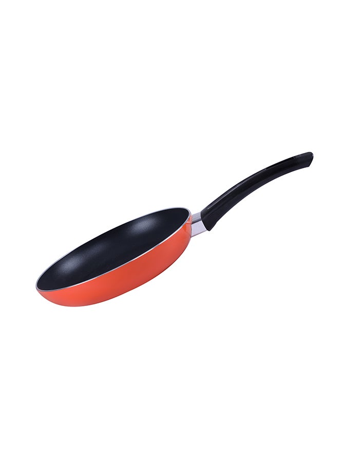 2-Piece Non-Stick Fry Pan Set With Slotted Turner Red/Black 18, 24cm