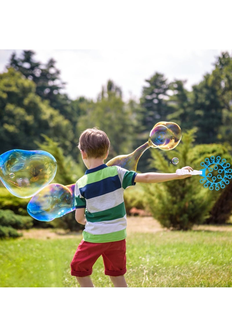 Bubble Wand Set, Giant Bubble Wands for Fun Outdoor and Indoor Activity for Girls, Boys, Toddlers and Children to Enjoy