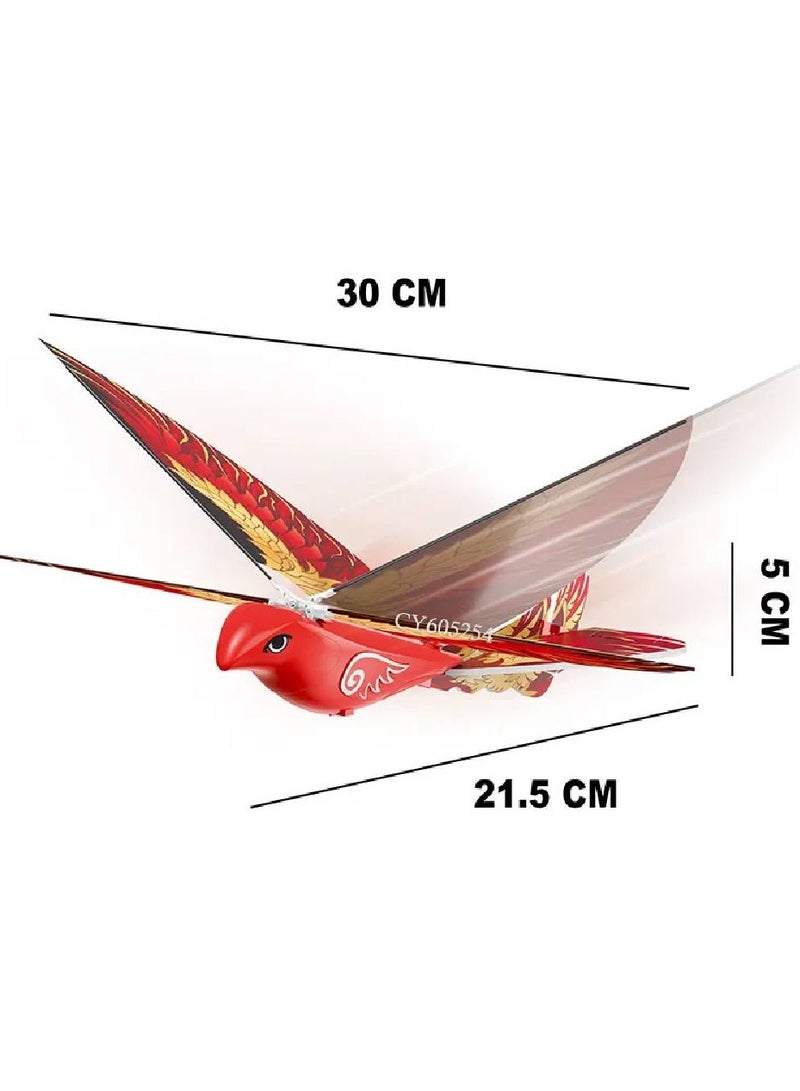 2.4GHz Remote Control Flying Bird Toy – Fun and Easy-to-Fly RC Bird Model with Colorful Lights