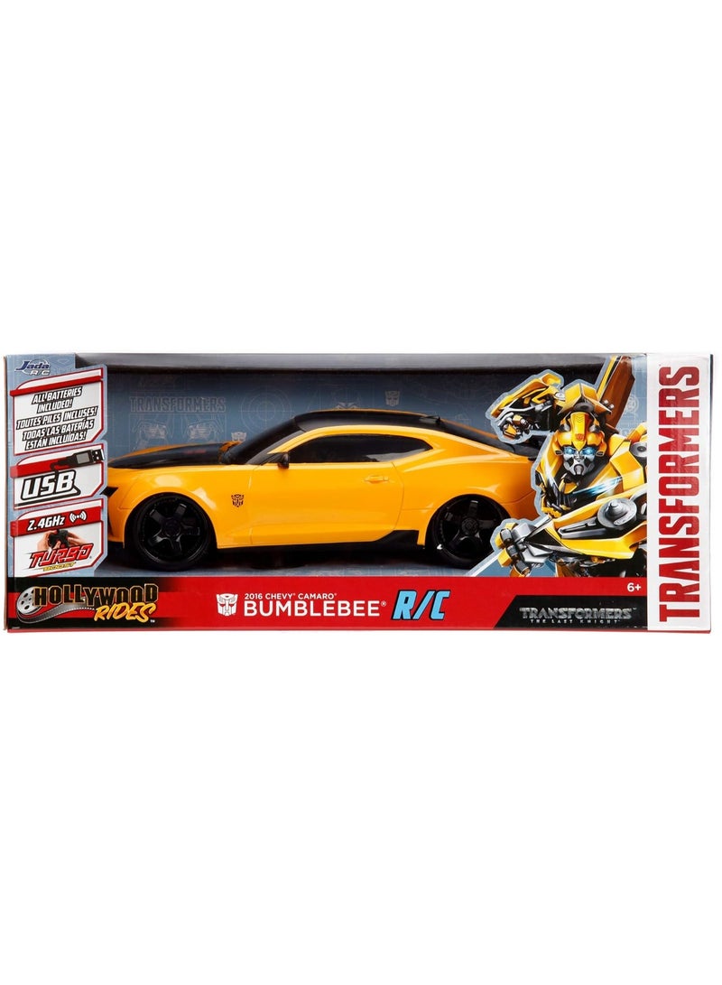 Transformers Bumblebee 2016 Chevy Camaro 1:16 Remote Control Car