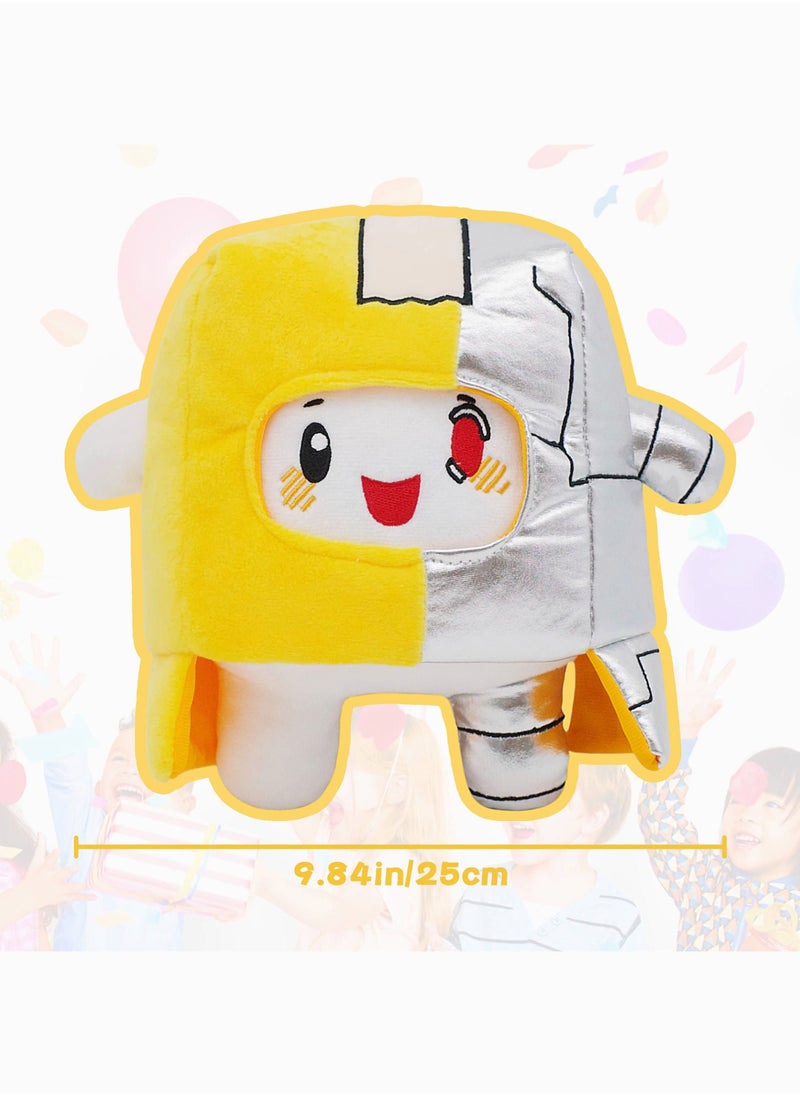 Lanky Boxy Cyborg Plush Toy, Cute Lanky Plush Toy with LED, Half Box and Half Bot, Lanky Boxy Plush Toy, Lanky Merch Great Gift for Kids, Cartoon Fans