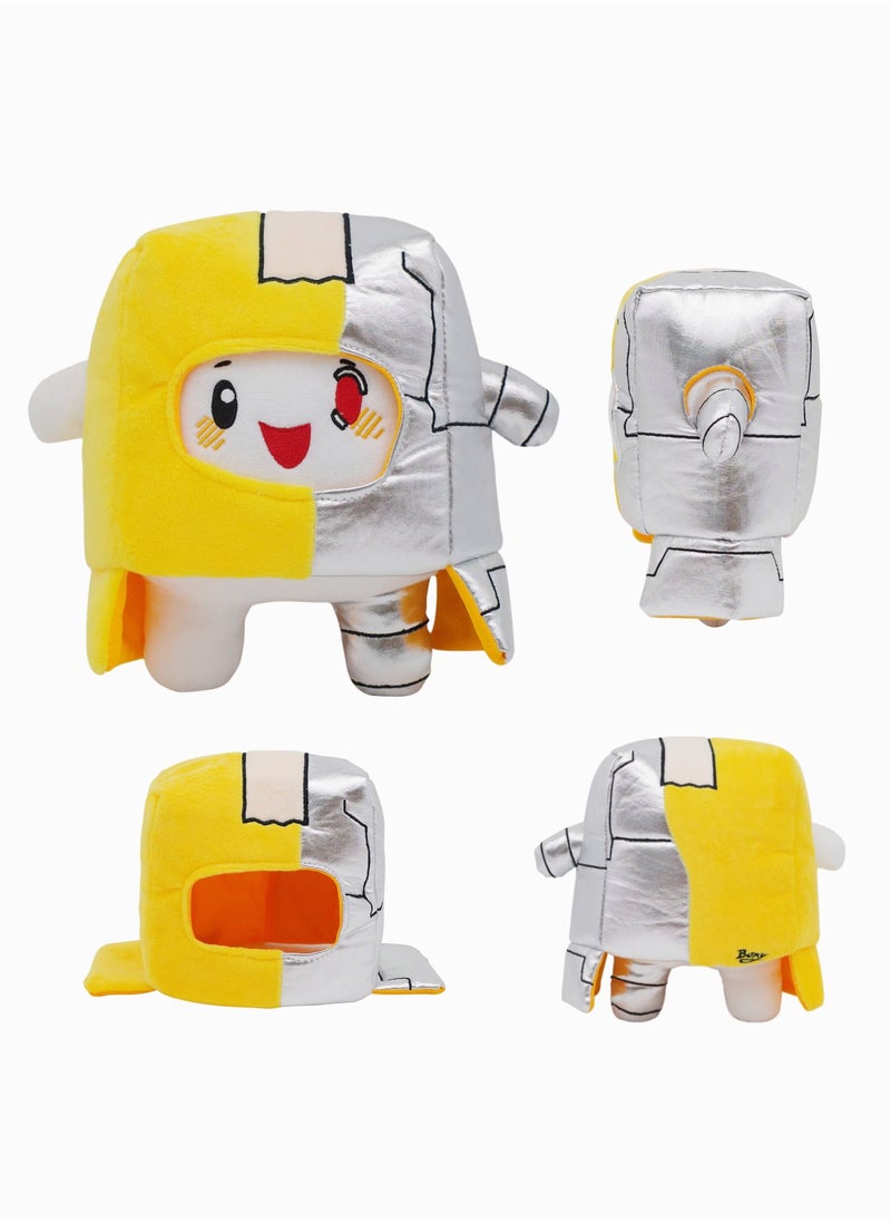 Lanky Boxy Cyborg Plush Toy, Cute Lanky Plush Toy with LED, Half Box and Half Bot, Lanky Boxy Plush Toy, Lanky Merch Great Gift for Kids, Cartoon Fans