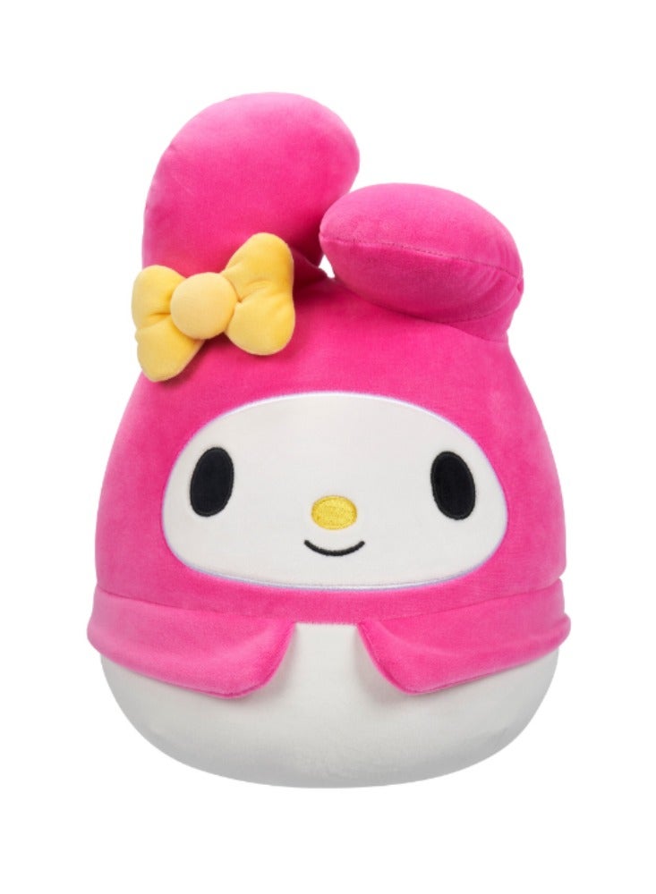 Squishmallows Little Plush 10 inch Sanrio Core My Melody Yellow Bow & Pink Suit