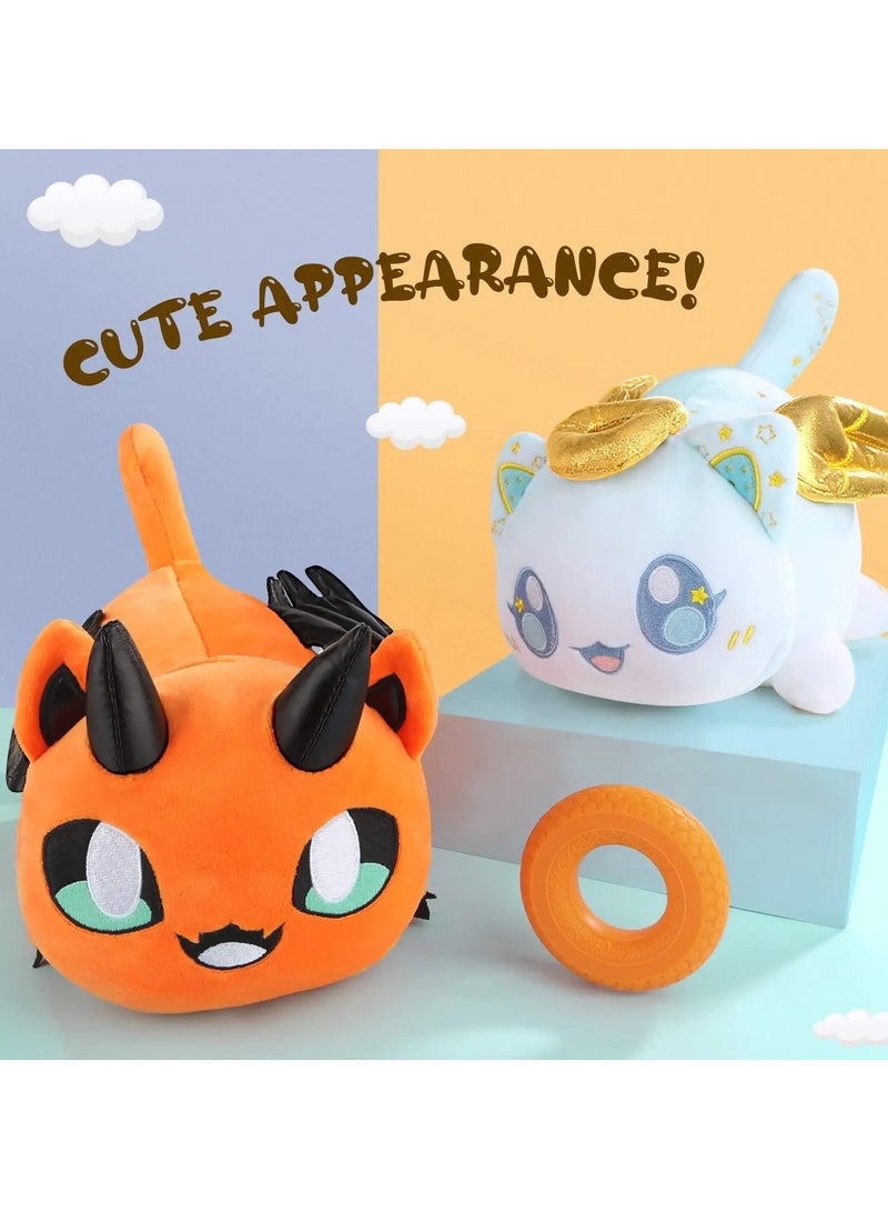 Angel Cat Demon Cat Plush Toy, 10