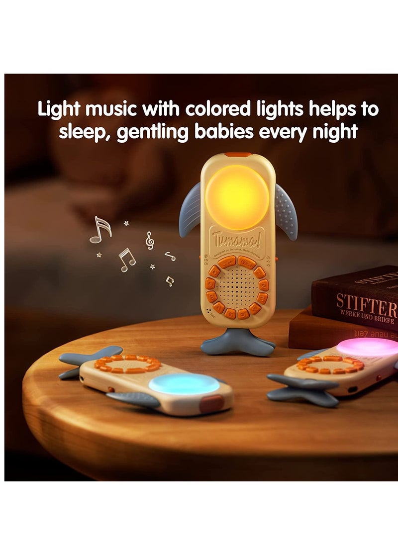 Baby Phone Toy for 1 Year Old Toddlers Musical Cell Phone Toy with Light and Sound Rechargeable Battery Record & Playback Features Baby Cell Phone Educational Toys Gifts for Birthday