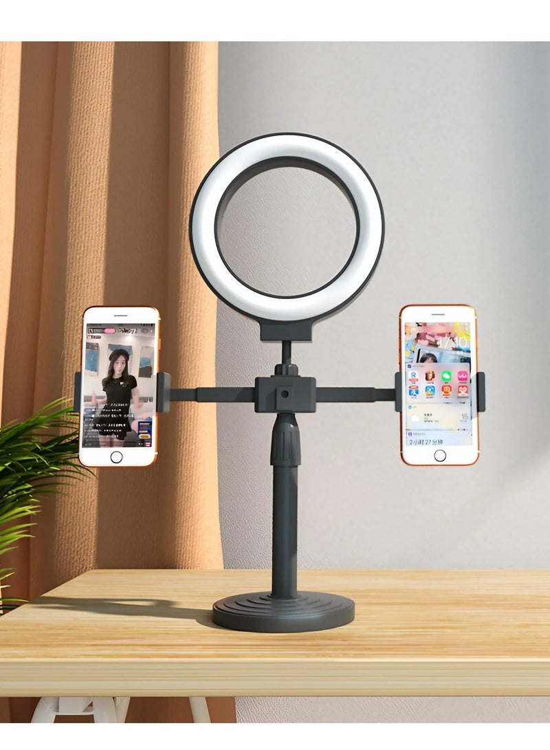 Podcast Equipment Bundle with Ring Light and Phone Holder , BM-800 Recording Studio Package with Voice Changer, Live Sound Card,Audio Interface for Laptop Computer Vlog Living Broadcast Live Streaming