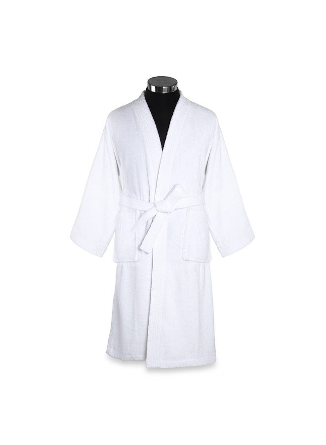 Urbanliving Bathrobe White - Large/Xtra Large